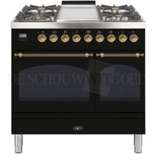 Boretti VFPN94ZW fornuis zwart