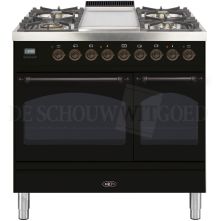 Boretti VFPNO94ZWG fornuis gasoven zwart
