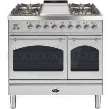 Boretti VFPNR94IXG fornuis gasoven roestvrijstaal