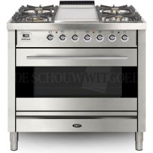 Boretti VFPS93IXG fornuis gasoven roestvrijstaal