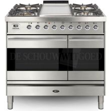 Boretti VFPS94IXG fornuis gasoven roestvrijstaal
