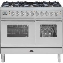 Boretti VP104MIX fornuis met magnetron roestvrijstaal
