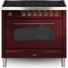 BORETTI fornuis inductie rood VPNIO93RB