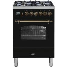 Boretti VPNO64ZWG fornuis gasoven zwart