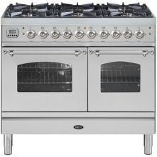 Boretti VPNR104IXG fornuis gasoven roestvrijstaal