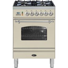 Boretti VPNR64OWG fornuis gasoven oud-wit
