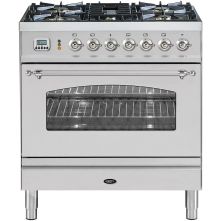 Boretti VPNR83IXG fornuis gasoven roestvrijstaal