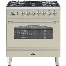 Boretti VPNR83OWG fornuis gasoven oud-wit