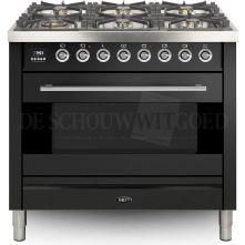 Boretti VPS94ANG fornuis gasoven antraciet