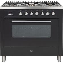 Boretti VT95ANBP fornuis antraciet