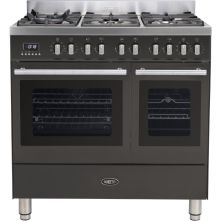 Boretti MFBG902AN/2 fornuis met dubbele oven - Milano