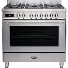 Boretti ML9016GSIX gas fornuis rvs