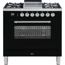 Boretti VFP93ZWDF zwart fornuis