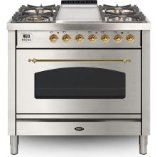 Boretti VFPN93IX rvs fornuis
