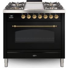 Boretti VFPN93ZW zwart fornuis