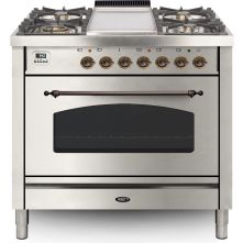 Boretti VFPNO93IX rvs fornuis