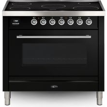 Boretti VPI93ZW inductie zwart fornuis