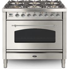 Boretti VPNR96IX rvs fornuis