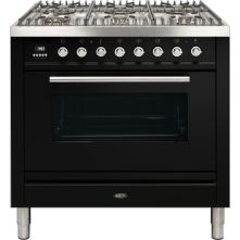 Boretti VT96ZW fornuis zwart
