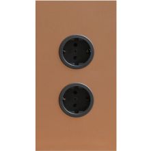Caressi 2ST20 Copper energiezuil - 2-voudig