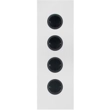 Caressi 4ST36 Wit energiezuil - 4-voudig
