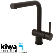 Caressi CA108BK U ECO zwarte keukenkraan - Black Line
