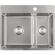 Caressi CABL3318KR15 dubbele spoelbak
