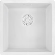 Caressi CAGRPP40WH-FL spoelbak vlak-inbouw wit