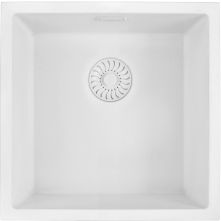 Caressi CAGRPP40WH-TU spoelbak wit - opbouw / onderbouw