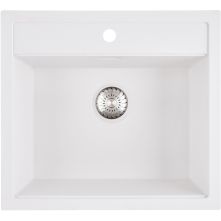 Caressi CAGRPP50KRWH-TU spoelbak wit - onderbouw / opbouw