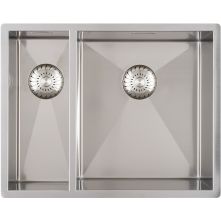 Caressi CAPP1534R6R0 dubbele spoelbak - rvs