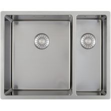 Caressi CAPP3415R10 vlak inbouw / onderbouw spoelbak met kraangat