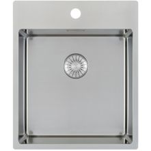 Caressi CAPP40KR10 vlak inbouw / onderbouw spoelbak met kraangat