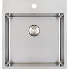 Caressi CAPP45KR10 rvs spoelbak met kraangat