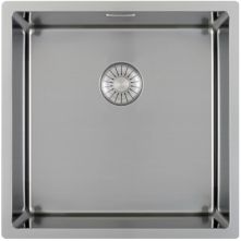 Caressi CAPP46D46R10 vlak inbouw / onderbouw spoelbak voor diep werkblad