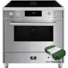 Elementi di Cucina IM9034-IX-S inductie fornuis met afzuiging - rvs