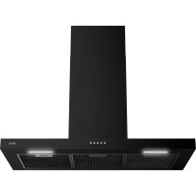 Etna AB390ZT wand afzuigkap - 90 cm. - zwart