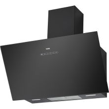 Etna AD781ZT schuine anti-hoofdstoot afzuigkap - zwart - 80 cm.