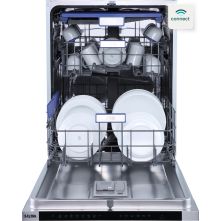 Etna VW743HNC verhoogde inbouw vaatwasser met besteklade