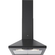 Etna AP360ZT wand mat zwart afzuigkap