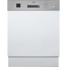 Etna VW47SM inbouw vaatwasser - half geïntegreerd - rvs bedieningspaneel