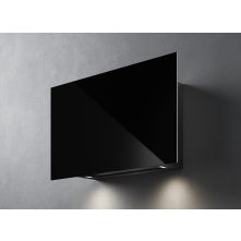 Falmec COVER85BL wand afzuigkap - zwart glas - 85 cm breed