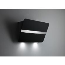 Falmec FLIPP85BL wand afzuigkap - zwart glas - 85 cm breed