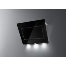 Falmec QUAS120W3BL wand afzuigkap - zwart glas - 120 cm breed