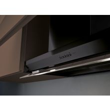 Falmec VIRGO60W3BL vlakscherm afzuigkap - zwart - 60 cm breed