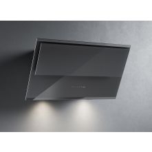Falmec VERSO85G/1 schuine anti-hoofdstoot afzuigkap - 85 cm - grijs glas