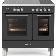 Fratelli MI2920I5FEMANCR inductie fornuis - antraciet - dubbele oven