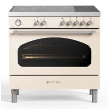 Fratelli VE2960I5FEMIVCR inductie fornuis - ivoor / creme / ivoorwit - klassiek design