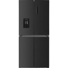 Frilec BONNMD460-WS-150-040CB side-by-side 4-deurs koelkast - blacksteel