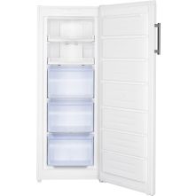 De Frilec BREMEN252-NF-040CW is een vrijstaande vrieskast van 143 cm. hoog uitgevoerd met netto inhoud van 161 liter. Deze vriezer is no-frost, heeft een energieklasse C label en en een geluidsniveau van 39 dB(A). De draairichting van de deur is verwissel